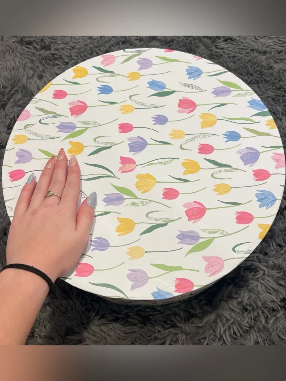 Floral Tulip storage box